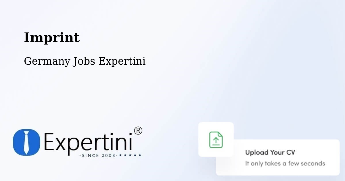 Imprint – Alpen - Germany Jobs Expertini